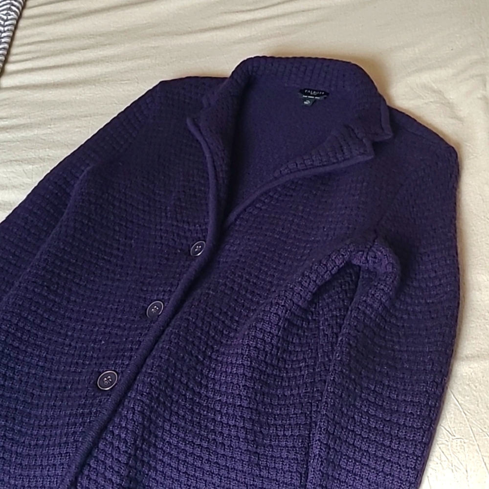 Talbots merino wool cardigan